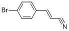3-(4-BROMOPHENYL)ACRYLONITRILE 化学構造式