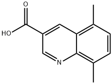 5,8-DIMETHYLQUINOLINE-3-CARBOXYLIC ACID Struktur