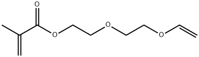 2-乙烯氧基乙氧基甲基丙烯酸乙酯 结构式