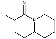 2-氯-1-(2-乙基-1-哌啶基)乙酮, 76395-72-7, 结构式