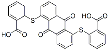 2,2'-[(9,10-dihydro-9,10-dioxo-1,5-anthrylene)bis(thio)]bisbenzoic acid Structure