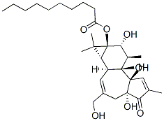 PHORBOL 13-DECANOATE Struktur