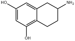 5,7-dihydroxy-2-aminotetralin 结构式