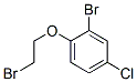 2-BROMO-1-(2-BROMOETHOXY)-4-CHLOROBENZENE 化学構造式