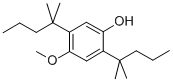 2,5-二(1,1二甲基丁基)-4-甲氧基苯酚,76434-12-3,结构式