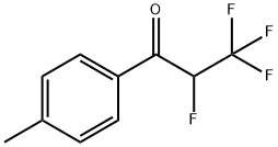 1-Propanone, 2,3,3,3-tetrafluoro-1-(4-methylphenyl)- (9CI) 化学構造式