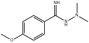 Benzenecarboximidic acid, 4-methoxy-, 2,2-dimethylhydrazide (9CI) Struktur