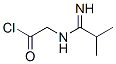 Acetyl  chloride,  [(1-imino-2-methylpropyl)amino]-  (9CI) 化学構造式