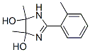 1H-Imidazole-4,5-diol, 4,5-dihydro-4,5-dimethyl-2-(2-methylphenyl)- (9CI) Structure