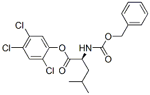 N-[(Benzyloxy)carbonyl]-L-leucine 2,4,5-trichlorophenyl ester Structure