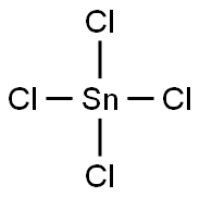 Tin tetrachloride Struktur