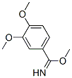 Benzenecarboximidic acid, 3,4-dimethoxy-, methyl ester (9CI) 结构式