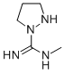 1-Pyrazolidinecarboximidamide,N-methyl- Structure