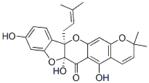 (6aS,11bR)-6a,11b-Dihydro-5,6a,9-trihydroxy-2,2-dimethyl-11b-(3-methyl-2-butenyl)-2H,6H-benzofuro[3,2-b]pyrano[3,2-g][1]benzopyran-6-one|桑根酮A