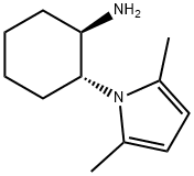 (1R,2R)-2-(2,5-DIMETHYL-1H-PYRROL-1-YL)CYCLOHEXANAMINE 化学構造式