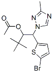 1H-1,2,4-트리아졸-1-에탄올,.베타.-(5-브로모-2-티에닐)메틸-.알파.-(1,1-디메틸에틸)-,아세테이트(에스테르)