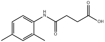 4-[(2,4-DIMETHYLPHENYL)AMINO]-4-OXOBUTANOIC ACID, 76475-63-3, 结构式