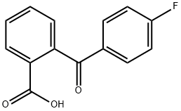 2-(4-氟苯酰基)苯甲酸, 7649-92-5, 结构式