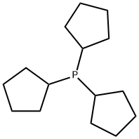 トリシクロペンチルホスフィン 化学構造式