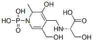 N-phosphopyridoxyl-L-serine 结构式