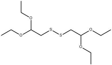 双(2,2-二乙氧乙基)二硫醚 结构式