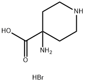4-AMINOPIPERIDINE-4-CARBOXYLIC ACID HYDROBROMIDE Structure