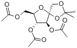 1,2-O-ISOPROPYLIDENE-BETA-D-FRUCTOFURANOSE 3,4,6-TRIACETATE,76512-89-5,结构式