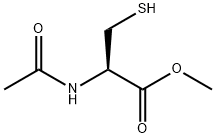 N-乙酰-L-半胱氨酸甲酯 结构式