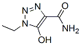 1H-1,2,3-Triazole-4-carboxamide, 1-ethyl-5-hydroxy- (9CI) 化学構造式