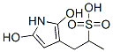 1H-Pyrrole-3-ethanesulfonic acid, 2,5-dihydroxy-alpha-methyl- (9CI) Struktur