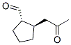 Cyclopentanecarboxaldehyde, 2-(2-oxopropyl)-, (1S,2R)- (9CI)|