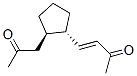 3-Buten-2-one,4-[(1S,2R)-2-(2-oxopropyl)cyclopentyl]-,(3E)-(9CI) 化学構造式