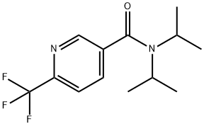 N,N-Diisopropyl-6-(trifluoromethyl)nicotinamide 结构式