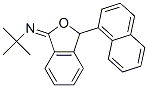 2-Propanamine,  2-methyl-N-[3-(1-naphthalenyl)-1(3H)-isobenzofuranylidene]- Structure