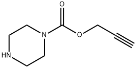 1-Piperazinecarboxylicacid,2-propynylester(9CI) Struktur