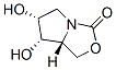 1H,3H-Pyrrolo[1,2-c]oxazol-3-one,tetrahydro-6,7-dihydroxy-,(6R,7S,7aR)- Struktur