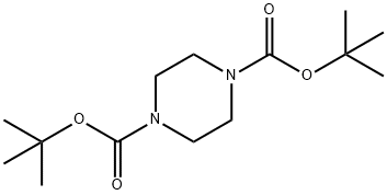 1,4-双(叔丁氧羰基)哌嗪,76535-75-6,结构式