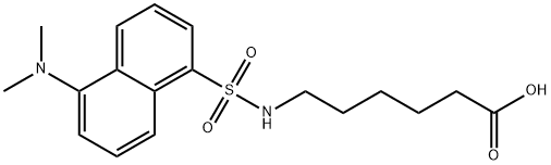 DANSYL-EPSILON-AMINOCAPROIC ACID (DICYCLOHEXYLAMMONIUM) SALT Struktur