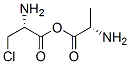 alanyl-beta-chloroalanine Struktur