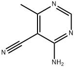 4-氨基-6-甲基嘧啶-5-甲腈,76574-44-2,结构式