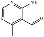 5-Pyrimidinecarboxaldehyde, 4-amino-6-methyl- (9CI) Structure