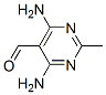 5-Pyrimidinecarboxaldehyde,  4,6-diamino-2-methyl- Structure