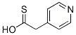 4-Pyridineethanethioicacid(9CI) Structure