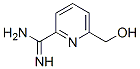 2-Pyridinecarboximidamide, 6-(hydroxymethyl)- (9CI) 结构式