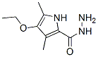 1H-Pyrrole-2-carboxylicacid,4-ethoxy-3,5-dimethyl-,hydrazide(9CI) 结构式
