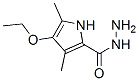 1H-Pyrrole-2-carboxylicacid,4-ethoxy-3,5-dimethyl-,hydrazide(9CI),765923-46-4,结构式