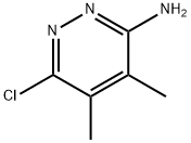 3-AMINO-6-CHLORO-4,5-DIMETHYLPYRIDAZINE Struktur