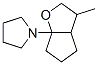 Pyrrolidine, 1-(hexahydro-3-methyl-6aH-cyclopenta[b]furan-6a-yl)- (9CI) Structure
