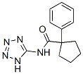 Cyclopentanecarboxamide, 1-phenyl-N-1H-tetrazol-5-yl- (9CI) Structure
