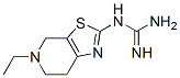 Guanidine, (5-ethyl-4,5,6,7-tetrahydrothiazolo[5,4-c]pyridin-2-yl)- (9CI) Struktur